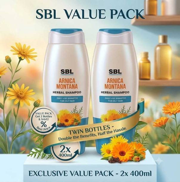 SBL MONTANA HERBAL SHAMPOO 400ml (PACK OF 2)
