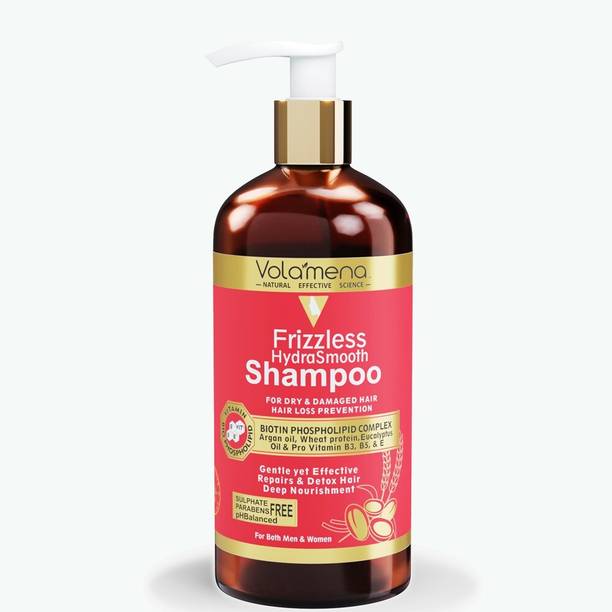 Volamena Frizzless Hydrasmooth Shampoo Paraben, Sulfate Free & pH Balanced