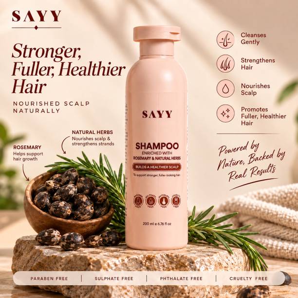 SAYY Rosemary Shampoo for Hair Growth & Scalp Nourishment | Strengthening Shampoo