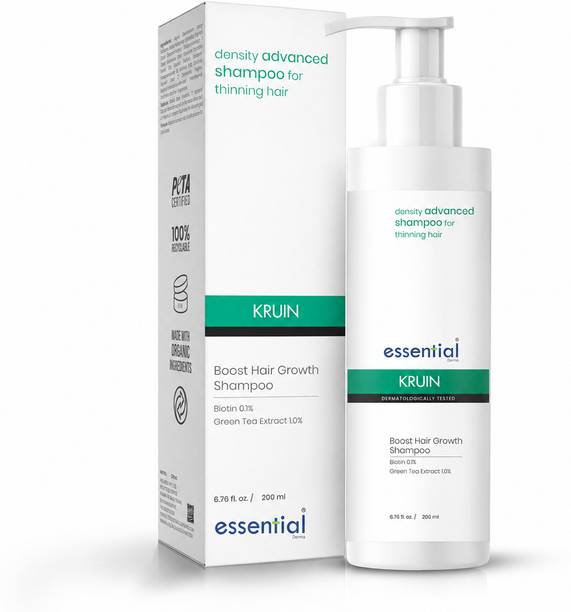 ESSENTIAL DERMA Boost Hair Growth Shampoo with 0.1% Biotin & 1% Green Tea Extract