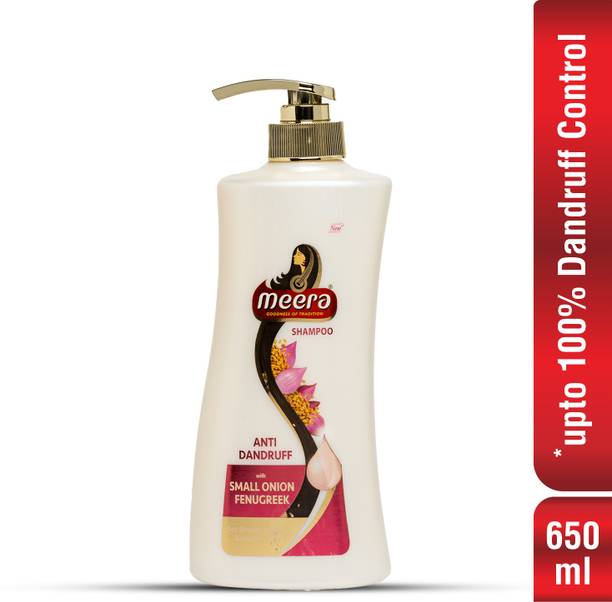 Meera Anti Dandruff Shampoo, With Small Onion & Fenugreek,Paraben Free