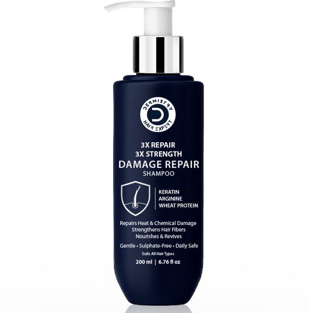 DERMISTRY Damage Repair Sulphate Free Keratin Protein Shampoo for Weak Damaged Breakages