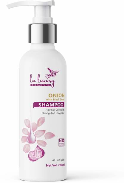 laluxury Onion Hair Fall Shampoo for Hair Growth & Sulfate Free Shampoo