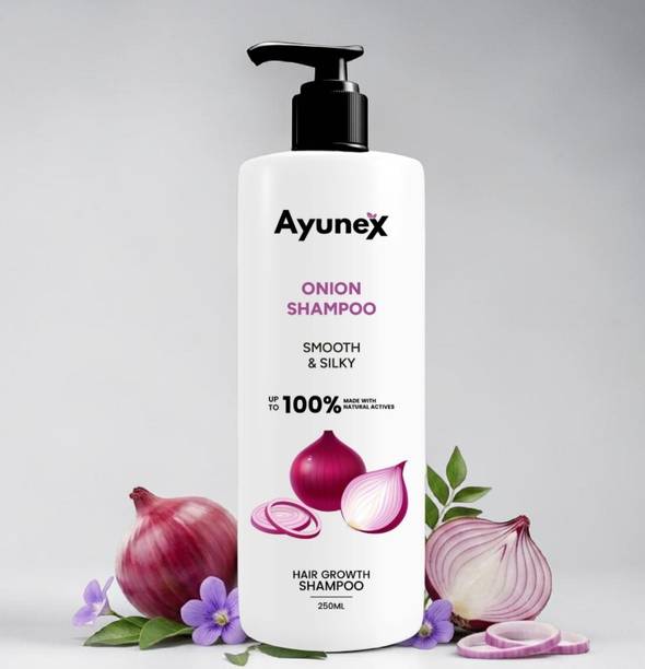 AYUNEX Onion Shampoo 250 ml Daily Nourishing Hair Wash