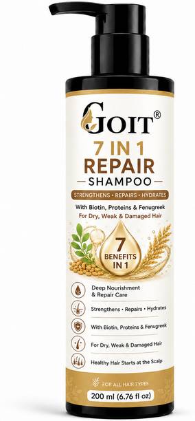 goit 7 in 1 Repair Shampoo | Strengthens, Repairs & Hydrates | With Biotin, Proteins