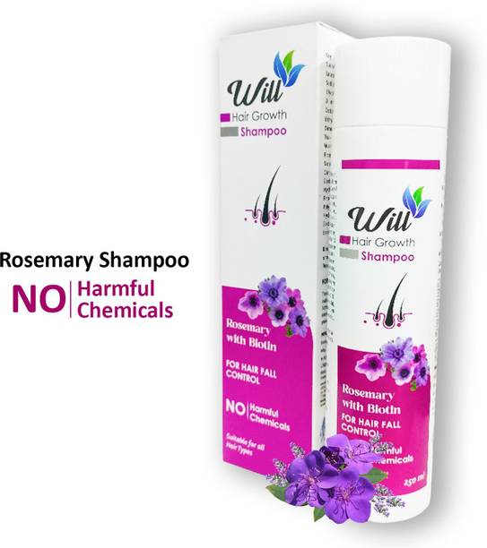 WILL Hair Growth Shampoo - Rosemary Biotin Shampoo Boosts Scalp for New Hair Growth