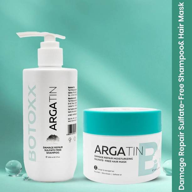 ARGATIN Damage Repair Sulfate-Free Shampoo and Hair Mask Combo