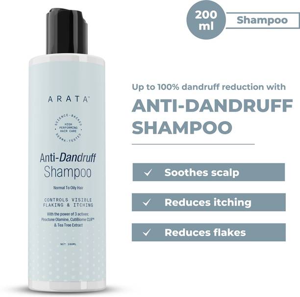ARATA Anti-Dandruff Shampoo with Piroctone Olamine | Reduces Dandruff and Flakes