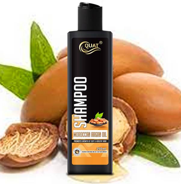 QUAT Nourish Dull & Dry hair with Moroccan Argan oil Shampoo with Hair Growth Therapy