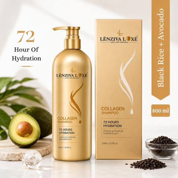 Lenziva Luxe Luxe 72 Hours Hydration Shampoo | Deep Moisture & Smooth Hair Care