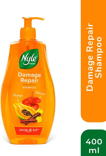 Nyle Naturals Damage Repair Shampoo | Hair Repair Shampoo |With Papaya & Hibiscus