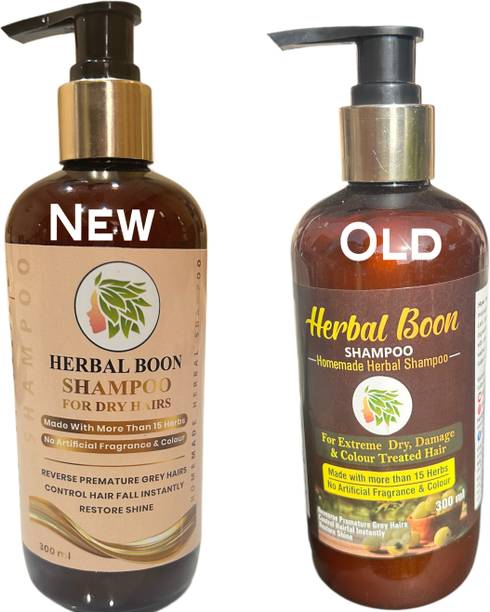 HERBAL BOON Moisturizing Shampoo for Dry Hair | Nourishing, Hydrating & Frizz Control