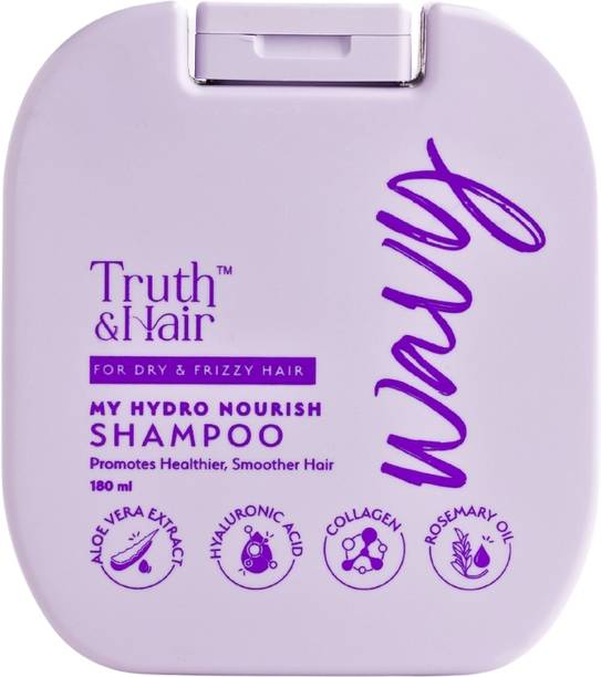 Truth & Hair Hydro Nourish Shampoo for Wavy Hair | Enriched with Rosemary Oil