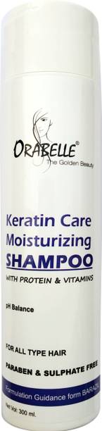 Orabelle Keratin Care moisturizing Shampoo with Protein & Viamins Paraben & Sulphate free