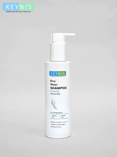 KEYNIS Rice Water Shampoo for Damage Repair & Hairfall – Sulphate & Paraben Free