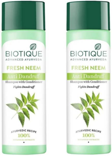 BIOTIQUE Fresh Neem Shampoo 120Ml (Set 2)
