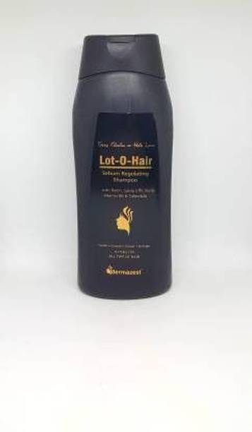 LOT O HAIR Sebum Regulating Shampoo | with Biotin, Salvia Extract, Vitamin B6 & Calendula | (240 ml)