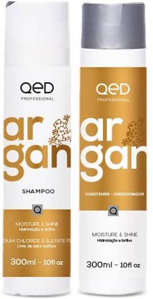 divayo naturals QAD Professional Argan Shampoo & Conditioner – 300ml (Combo of 2) Sulphate free