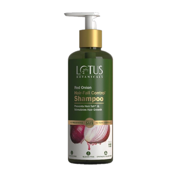 Lotus Botanicals Red Onion Control Shampoo | Prevent Hair Fall & Stimulates Hair Growth