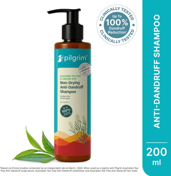 Pilgrim Australian Tea Tree Hair Shampoo for Dandruff|Itchy Scalp|Men and Women