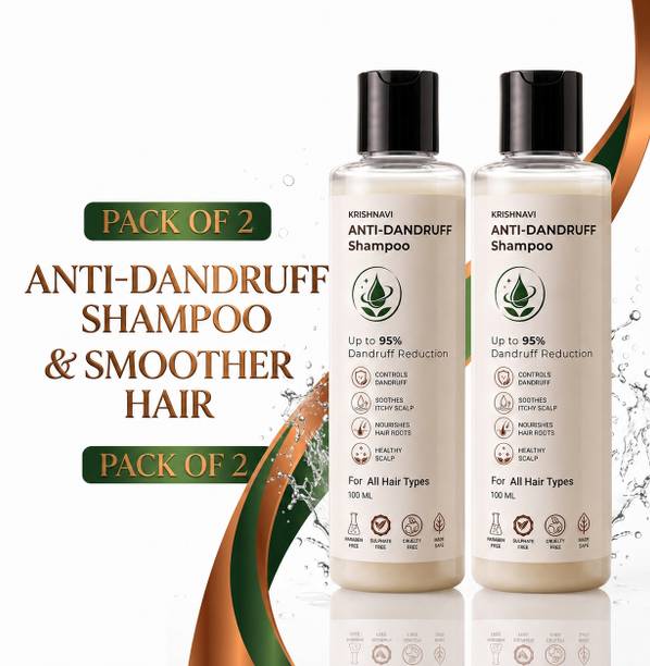 KRISHNAVI Anti Dandruff Shampoo | Onion Extract | Scalp Care for Men & Women