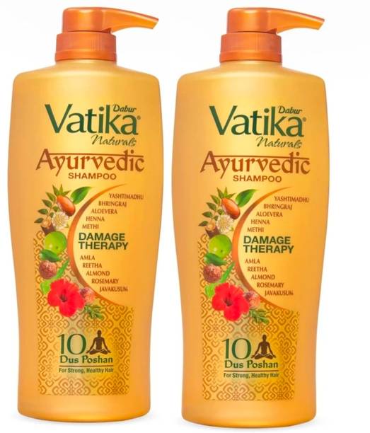 Dabur Ayurvedic hair shampoo damage therapy 340 ml pack of 2