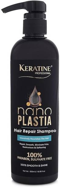 KERATINE PROFESSIONAL Nano Plastia Hair Repair Shampoo 100% Paraben Sulphate Free