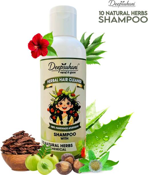 deepsuhani Ayurvedic Shampoo 10 Herbs Natural Hair Cleaner