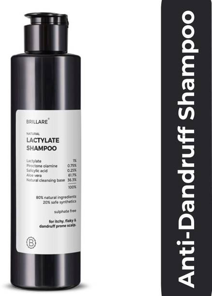 BRILLARE Natural Lactylate Anti-Dandruff Shampoo with Salicylic Acid
