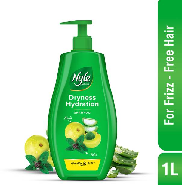 Nyle Naturals Dryness Hydration Shampoo, With Tulsi, Amla & Aloe Vera
