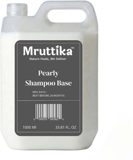 Mruttika Pearly Shampoo Base | Sulphate-Free,Paraben-Free, Unscented, pH Balanced