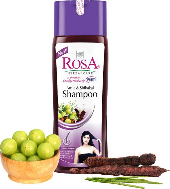 ROSA Amla & Shikakai Shampoo with Reetha I Best Suitable for Hair Fall I