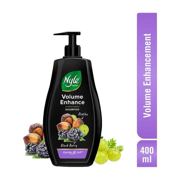 Nyle Volume Enhance Shampoo_For Voluminous Hair |With Natural Reetha & Blackberry