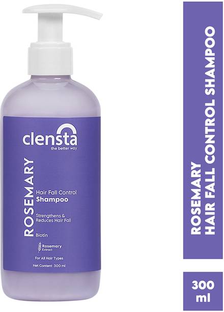 Clensta बालों का झड़ना कम करने के लिए रोज़मेरी और बायोटिन युक्त रोज़मेरी बाल झड़ना कम करे शैम्पू