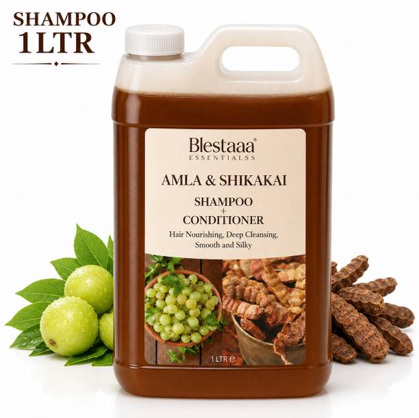 blestaaa essentialss HERBALS Amla & Shikakai Shampoo with A Reetha..