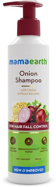 Mamaearth Onion Hair Fall Shampoo for Hair Growth & Hair Fall Control with added Keratin