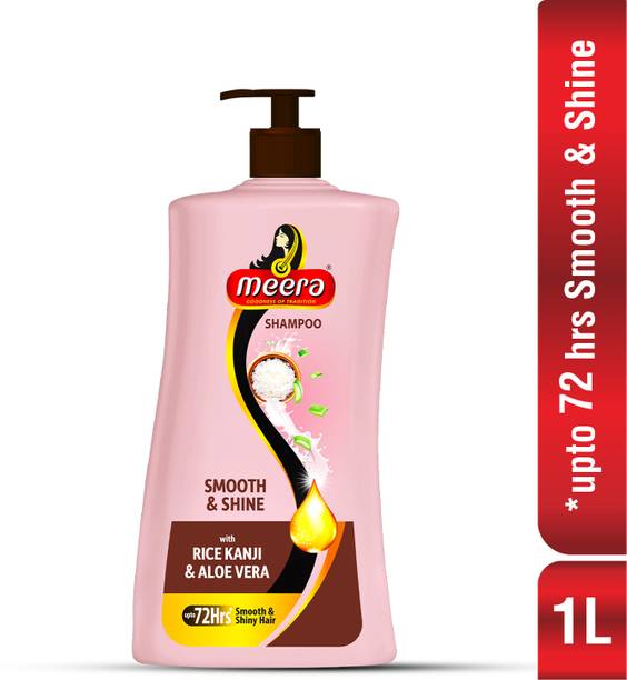 Meera Shampoo with Rice Kanji & Aloe Vera for Smooth & Shiny Hair upto 72 Hours