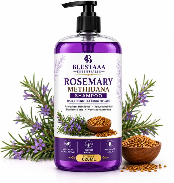 blestaaa essentialss Rosemary Hair Fall Shampoo | Controls Hair Fall & Promotes Strong Hair