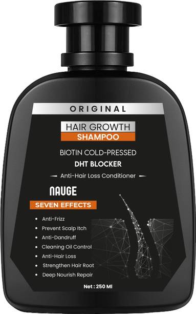 Nauge Hair Growth Shampoo with Biotin Cold-Pressed & DHT Blocker – 7 Effects