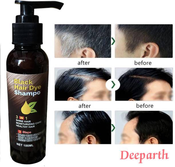 Deeparth Black Hair Dry Shampoo for Long-Lasting Cooler and Moisturizer Hair HDS100.05