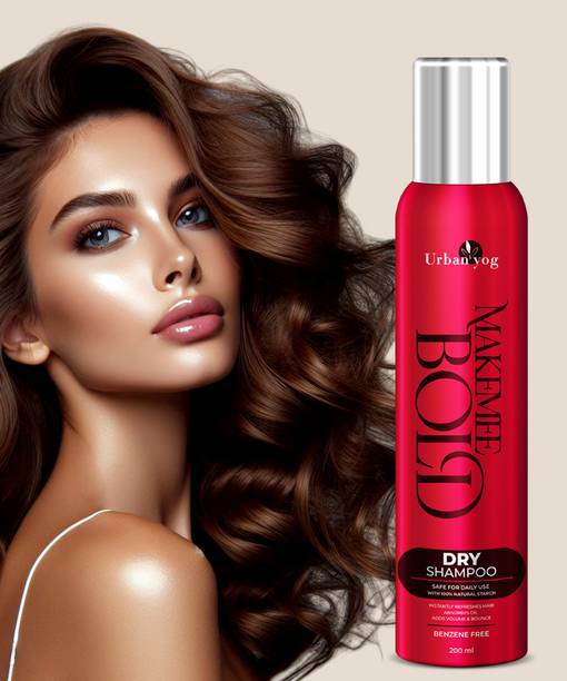 URBANYOG MakeMeeBold Dry Shampoo Spray for Women | Benzene-Free | 100% Natural Starch