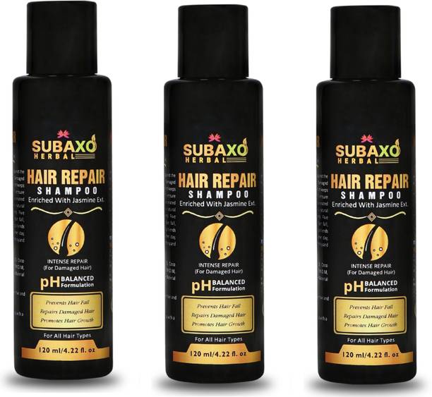 Subaxo Herbal Hair Repair Shampoo 3 Pc Each 120 ml