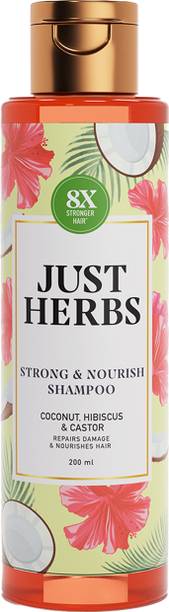 Just Herbs Castor & Onion for Hair Growth and Fall Control Shampoo