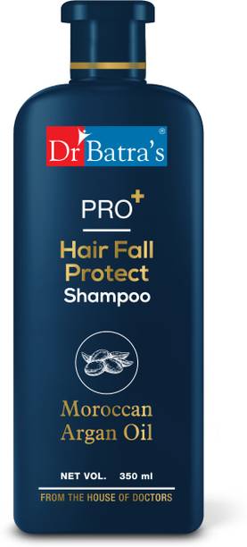 Dr Batra's PRO+ Hair Fall Control Shampoo| Enriched with Moroccan Argan Oil, Thuja Extracts| Strengthens hair from the roots| Sulphate, Paraben, Silicone Free