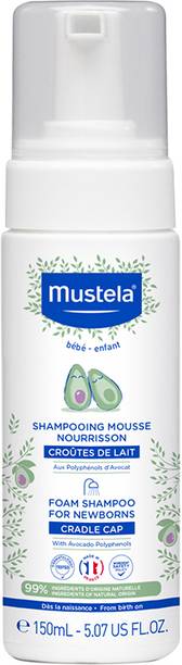 Mustela Foam Shampoo for Newborns with Cradle Cap Care - 150ml