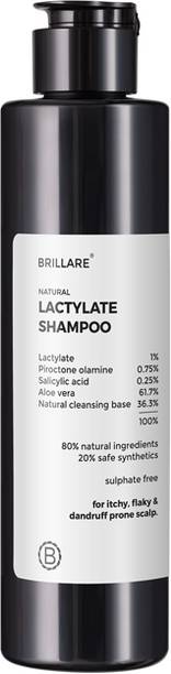 BRILLARE Natural Lactylate Anti-Dandruff Shampoo with Salicylic Acid