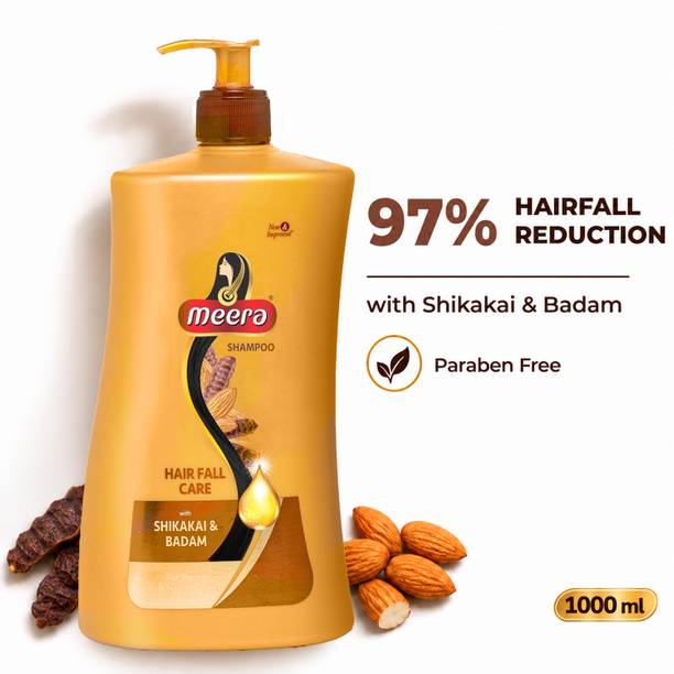 Meera Hairfall Care Shampoo|Badam & Shikakai