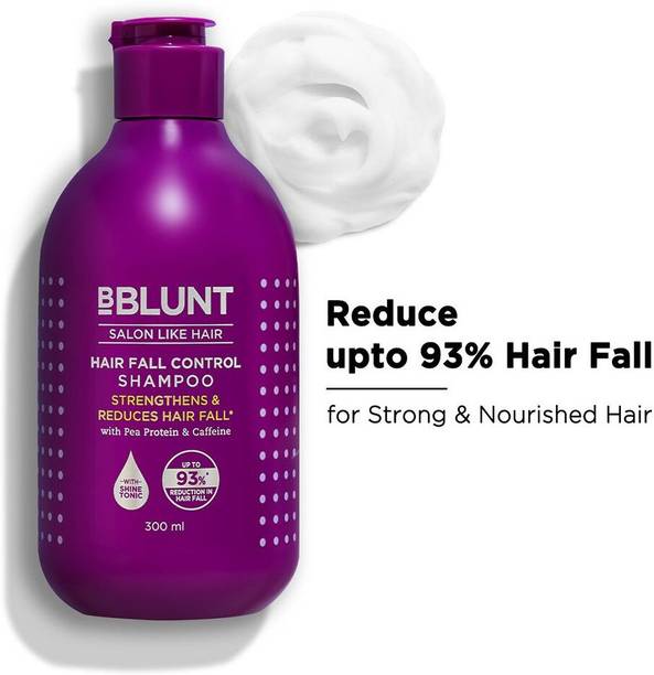 BBlunt Hair Fall Control Shampoo for Stronger with Pea Protein & Caffeine