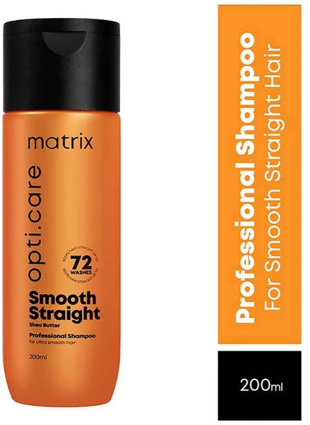 MATRIX OPTI.CARE Professional Shampoo for Smooth, Straight Hair, with Shea Butter