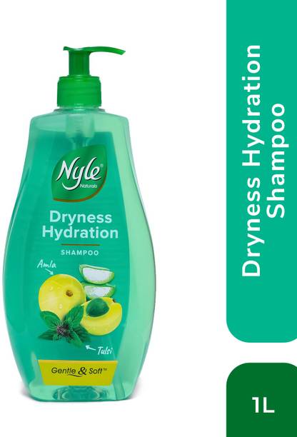 Nyle Naturals Dryness Hydration Shampoo, With Tulsi, Amla and Aloe Vera